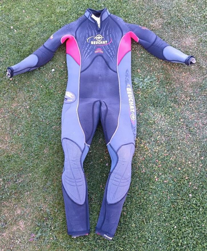 Duikpak en duikfles, Watersport en Boten, Duiken, Gebruikt, Duikpak, Ophalen of Verzenden