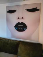 Vrouw met zwarte lippen 140x140, Ophalen