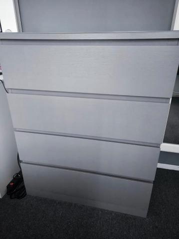 IKEA Malm GRIJS kast met 5 lades - afbeelding 3