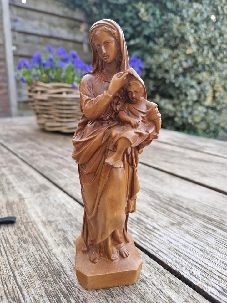 Maria beeld religie katholiek 18 cm., Antiek en Kunst, Antiek | Religie, Ophalen of Verzenden