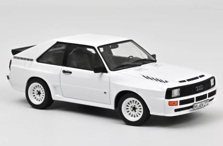 Audi Sport quattro 1985 Alpine Wit 1:18 NOREV ref. 188313, Hobby en Vrije tijd, Modelauto's | 1:18, Nieuw, Norev, Verzenden