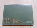 Instructie boekje Ford Scorpio, Ophalen
