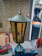 Mooie koperen buiten lamp, Tuin en Terras, Buitenverlichting, Ophalen, Zo goed als nieuw, Netvoeding