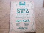 JOH.KRES - KINDERALBUM - PIANO, Gebruikt, Ophalen of Verzenden, Artiest of Componist, Piano