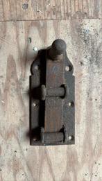 Groot antiek schuifslot, Antiek en Kunst, Ophalen of Verzenden
