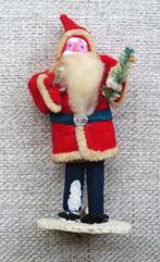 Oude Kerstman 01 van karton, stof, papier-maché 1950 Japan, Diversen, Kerst, Ophalen of Verzenden