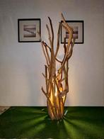 Gevlochten houten takken vloerlamp, Huis en Inrichting, Ophalen, Nieuw, Hout