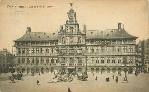 (381-120-031) Anvers Hotel de Ville, Verzamelen, Ansichtkaarten | Buitenland, Overig Europa, Verzenden