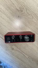 Focusrite scarlett solo 3rd gen interface, Extern, Ophalen of Verzenden, Zo goed als nieuw