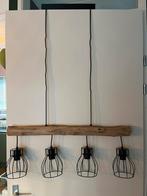 Keurige hanglamp van de Praxis, Huis en Inrichting, Lampen | Hanglampen, Ophalen of Verzenden, Zo goed als nieuw, Hout, 75 cm of meer