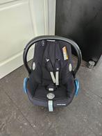 Zwarte maxi cosi (CabrioFix) met babyinleg incl isofix base, Kinderen en Baby's, Autostoeltjes, Ophalen, Autogordel of Isofix