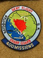 Embleem awacs Deny flight 400 missions Nato sharp guard, Verzenden, Luchtmacht, Embleem of Badge