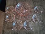 Roze Persglazen Set, Ophalen of Verzenden
