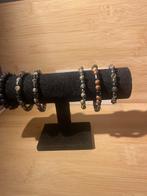 Leuke armbanden te koop, Overige materialen, Gebruikt, Zwart, Ophalen of Verzenden