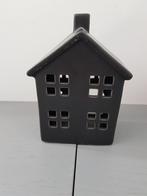 Zwart huisje voor waxinelichtje, Overige materialen, Zwart, Ophalen of Verzenden, Zo goed als nieuw