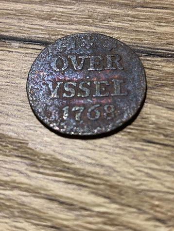 Duit Overijssel 1768 beschikbaar voor biedingen