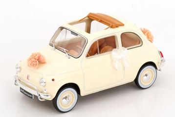 Jsn Norev 1:18  Fiat 500 L 1968 Ivory Wedding Gift beschikbaar voor biedingen