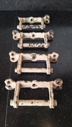 Antieke handgrepen/schuifraamgrepen voor schuifraam, Gevelraam of Ruit, Gebruikt, Minder dan 80 cm, Minder dan 80 cm