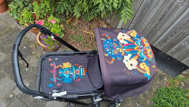Bugaboo cameleon limited edition Niark, Kinderen en Baby's, Kinderwagens en Combinaties, Gebruikt, Bugaboo, Verstelbare duwstang