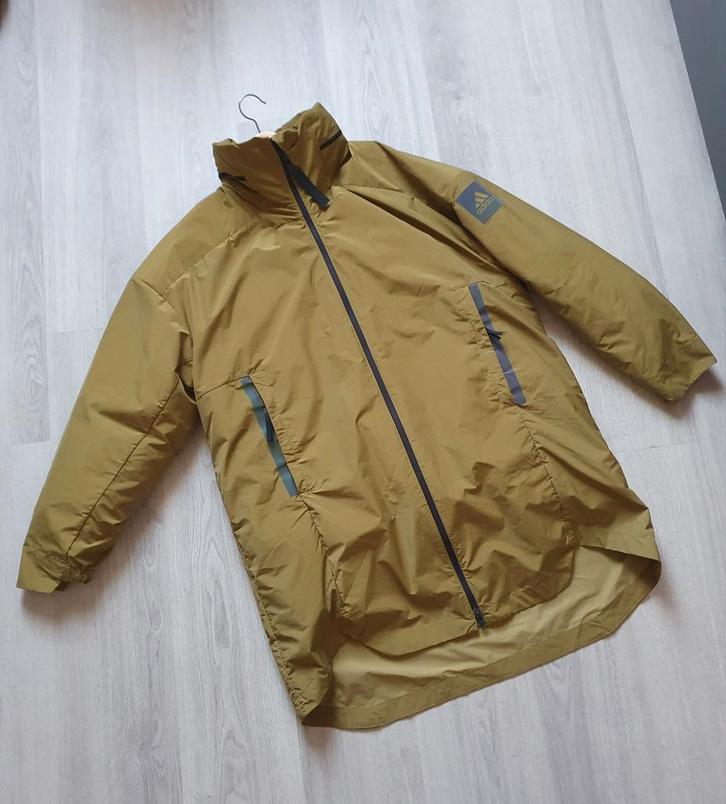 Adidas Myshelter Parka Jas - Maat L, Kleding | Heren, Jassen | Winter, Zo goed als nieuw, Groen, Ophalen of Verzenden