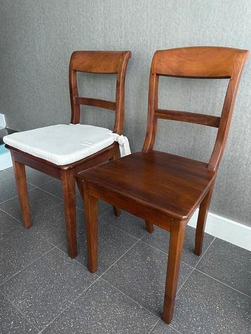 Massief houten eetkamer stoel - stoelen 6 stuks beschikbaar voor biedingen