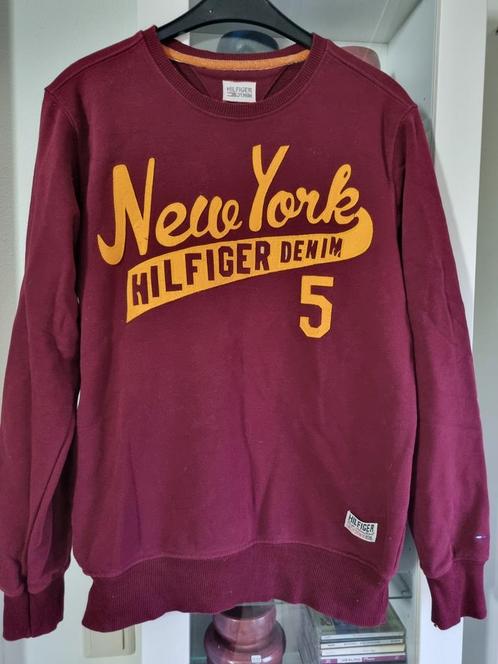 Sweater van Tommy Hilfiger in maat S, Kleding | Heren, Truien en Vesten, Gedragen, Maat 46 (S) of kleiner, Rood, Ophalen of Verzenden