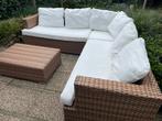 Loungeset met Tafel, Tuin en Terras, Tuinsets en Loungesets, Ophalen, 5 zitplaatsen, Zo goed als nieuw, Loungeset