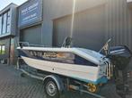 Prachtige Topcraft 435 + Mercury 15PK *2022* POWERTRIM, Watersport en Boten, Vis- en Consoleboten, 10 tot 30 pk, Ophalen of Verzenden