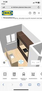 UNIEK / Design Keuken IKEA 3m10 met losse muur eiland 1m40, Ophalen, Overige typen, Nieuw, Met kookeiland