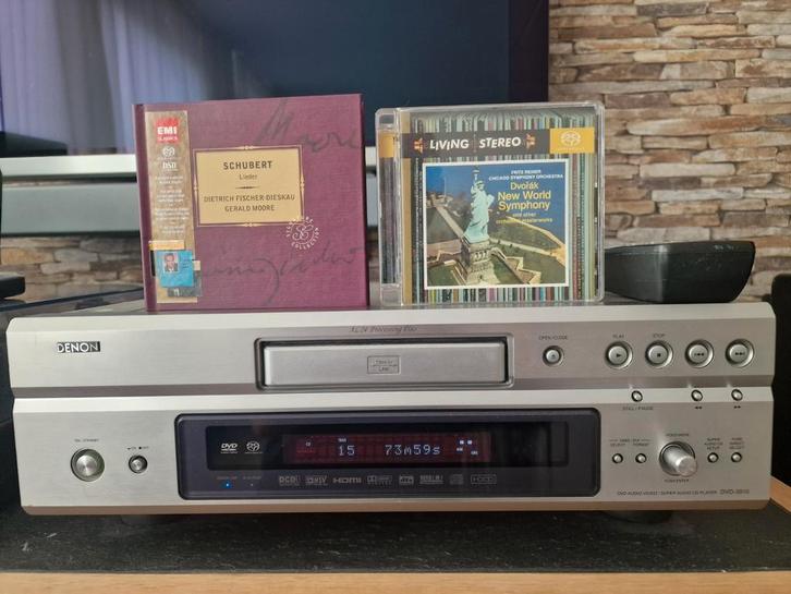 Denon DVD-3910 CD/DVD/SACD-speler + SACD's, Audio, Tv en Foto, Dvd-spelers, Gebruikt, Dvd-speler, Overige merken, Ophalen of Verzenden