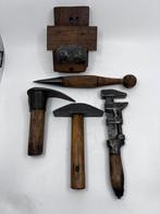 Set oud gereedschap hout ijzer, Antiek en Kunst, Antiek | Gereedschap en Instrumenten, Ophalen of Verzenden
