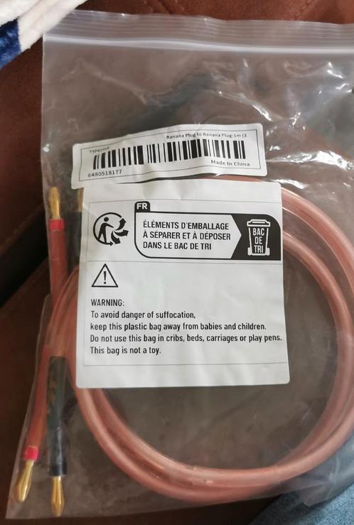 Audiokabel, Audio, Tv en Foto, Audiokabels en Televisiekabels, Nieuw, Luidsprekerkabel, 2 tot 5 meter, Ophalen of Verzenden