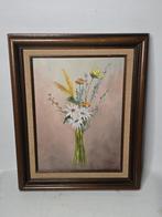Grote bloemen schilderij, Antiek en Kunst, Ophalen of Verzenden