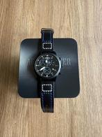 Polshorloge heren zwart van Aeromeister AM8010, Overige merken, Leer, Staal, Polshorloge