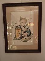 Hummel Schilderij Pentekening 35x45 cm, Antiek en Kunst, Ophalen of Verzenden