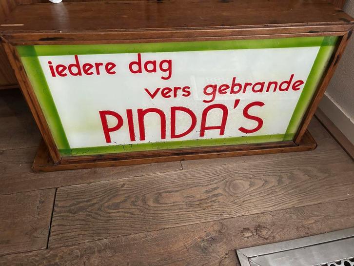 Oude Lichtbak - Vers Gebrande Pinda's, Antiek en Kunst, Curiosa en Brocante, Ophalen
