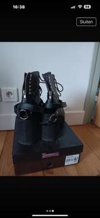 Enkel laarzen van demonia, Kleding | Dames, Schoenen, Verzenden, Zo goed als nieuw, Zwart