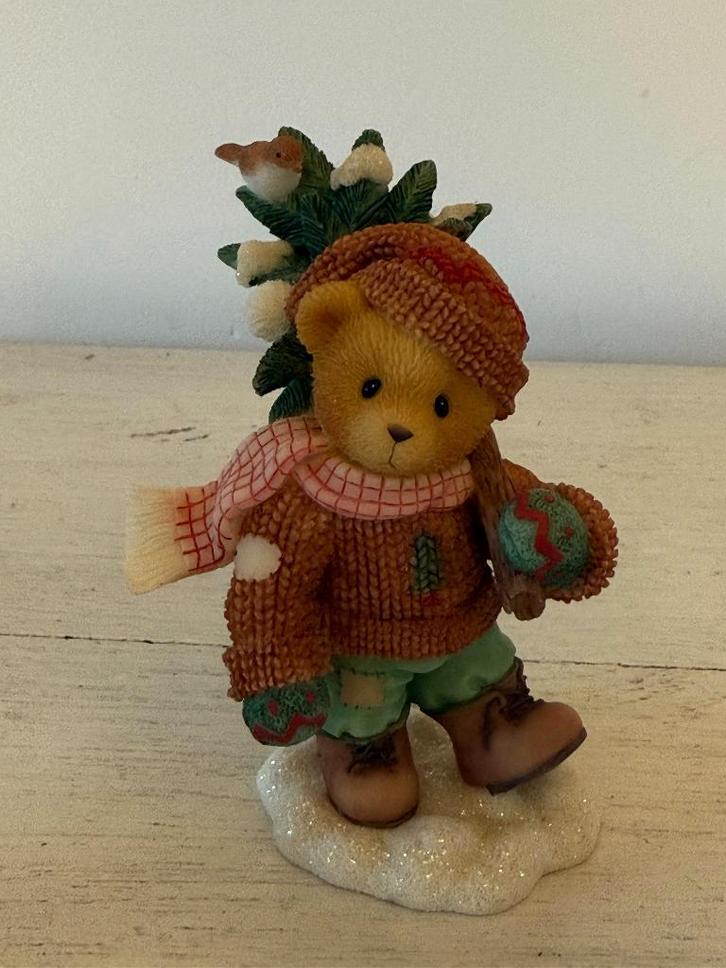 Cherrished Teddies - justin, Verzamelen, Beelden en Beeldjes, Zo goed als nieuw, Overige typen, Ophalen of Verzenden