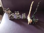 Houten Katten Decoratie - Set van 5, Ophalen, Gebruikt
