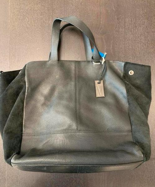 Tas Mart Visser mooie zwart leren dames tas., Sieraden, Tassen en Uiterlijk, Tassen | Damestassen, Ophalen of Verzenden