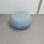 Poef / hocker Arper - blauwe stof, Ophalen, Gebruikt, Rond, X