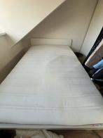 Tweepersoonsbed 140x200, Huis en Inrichting, Slaapkamer | Bedden, Ophalen, Gebruikt, Wit, Tweepersoons