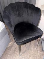 Schelpstoel stoel fauteuil zwart schelpenstoel, Ophalen, Zo goed als nieuw, Zwart, Eén