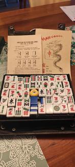 Vintage Mahjong Set Compleet, Hobby en Vrije tijd, Gezelschapsspellen | Bordspellen, Drie of vier spelers, Ophalen, Gebruikt, Onbekend