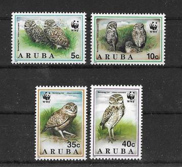 Aruba NVPH 134-137 postfris   VOGELS beschikbaar voor biedingen
