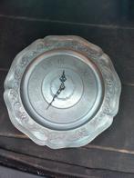 Vintage Tinnen Wandklok, Ophalen of Verzenden, Gebruikt, Analoog, Wandklok