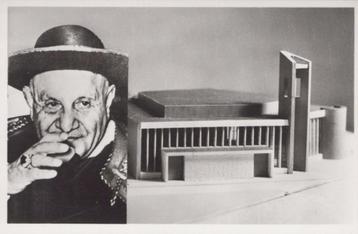 HENGELO - 1967 - maquette kerk en bouwpastoor beschikbaar voor biedingen