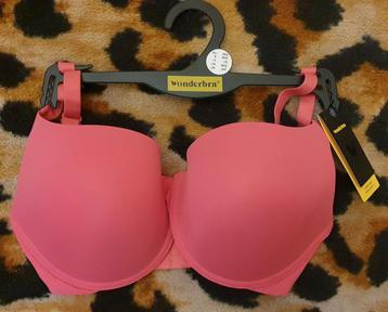 Wonderbra Roze Voorgevormde Push-up T-shirt BH - Maat: 65G beschikbaar voor biedingen