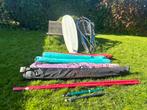 Windsurfset compleet inclusief 4 zeilen, Watersport en Boten, Ophalen, 250 tot 300 cm, Met vin(nen), Complete set