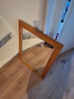 Spiegel in houten lijst, Ophalen, Minder dan 50 cm, Gebruikt, Minder dan 100 cm